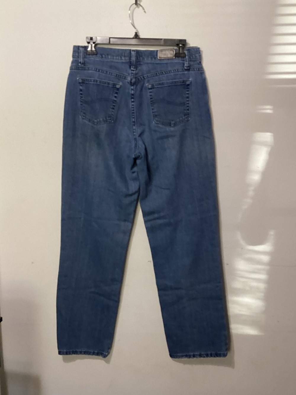 Lee Relaxed Straight Jeans Size 8M Blue Denim High Rise 3051849 - Picture 12 of 12